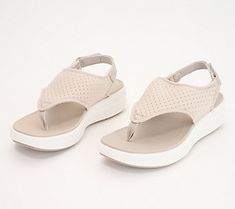 Walking around town never felt (or looked) so good! And when these cute sandals get a little dingy, just throw them in the wash! From Clarks Footwear. Cute Sandals, Blossom, Walking, Felt, Sandals, Heels