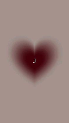 a heart with the letter j in it