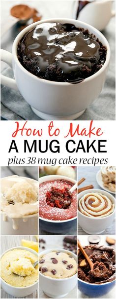 how to make a mug cake plus 35 minute desserts - so easy and delicious