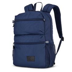 Bring all your essentials wherever you need with this High Sierra Everclass Backpack. FEATURES 360° reflectivity: Be bold. Be bright. Fits most laptops up to 15.6” Sizeable exterior catchall pockets for quick access Padded back panel and shoulder straps Patch with debossed logo for elevated look 6 total compartments - 2 main compartments, 2 catchall pockets, 2 water bottle pocketsDETAILS 17.5" x 6.5" 12' Polyester Weight: 1 lb. Zipper closure Wipe clean Imported Lifetime warranty For warranty in Blue Backpack, True Blue, Be Bold, Pocket Detail, Teacher Gifts, Cleaning Wipes, Water Bottle, Laptop, Backpacks