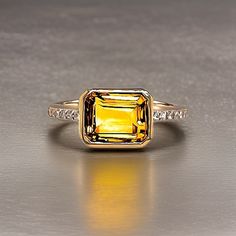 Beautifully Faceted Natural Citrine and Diamond Ring size 6.5 14k Yellow Gold 2.45 TCW Certified $2,650 221295 This is a Unique Custom Made Glamorous Piece of Jewelry!Nothing says, “I Love you” more than Diamonds and Pearls!This Citrine and Diamond ring has been Certified, Inspected, and Appraised by Gemological Appraisal LaboratoryGemological Appraisal Laboratory of America is a proud member of:- GIA Alumni Association- National Association of Jewelry Appraisers- International Consortium Gem-Testing Laboratories- Gemological Association of Great BritainTRUSTED SELLER SINCE 2002PLEASE SEE OUR HUNDREDS OF POSITIVE FEEDBACKS FROM OUR CLIENTSALL CERTIFICATIONS ARE DONE ACCORDING TO GIA STANDARDSPLEASE SEE ATTACHED CERTIFICATE AND APPRAISAL FOR DETAILSFREE PRIORITY SHIPPINGIf a video of this i Citrine Diamond Ring With Accent Stones In Yellow Gold, 14k Gold Yellow Jewelry With Accent Stones, Yellow Gold Citrine Diamond Ring With Accent Stones, Yellow Gold Citrine Jewelry With Center Stone, Yellow Gold Diamond Ring With Citrine, Yellow 14k Gold Jewelry With Accent Stones, Gia Certified Yellow Gold Topaz Ring As Gift, Yellow Gold Octagon Topaz Ring In Fine Jewelry Style, Gia Certified Gold Sapphire Ring In 14k Gold