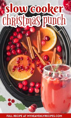 crockpot christmas punch Crockpot Christmas Drinks, Holiday Crockpot Drinks, Crockpot Drink Recipes, Hot Christmas Punch, Warm Punch Recipes, Candy Cane Punch Recipe, Crock Pot Drinks Holiday, Crockpot Cocktails Drinks, Warm Christmas Drinks Nonalcoholic