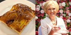 an older woman holding a glass of wine next to a piece of pie