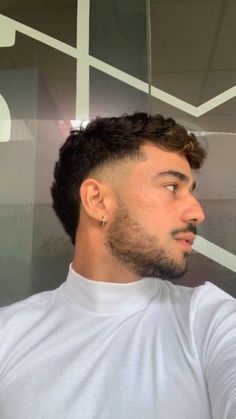 Top 50 Trendy & Cool Men's Fade Haircuts: Detailed Gallery | 50 Best Fade Haircuts for Men (Detailed Gallery) | Aesthetic Hairstyles For Men Best Fade Haircuts, Curly Hair Fade, Men Haircut Curly Hair, Taper Fade Haircut, Men's Hairstyle