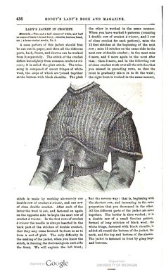 an old fashioned sweater is featured in the article's page, with text on it