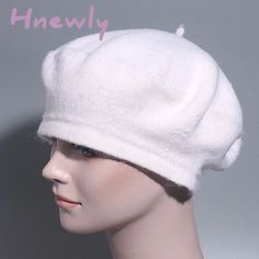 Hnewly 30 Colors Available Women Girl Beret French Artist Warm Wool Winter Beanie Hat Solid Color Baddie Winter Outfits, Polo Sweaters Women, Beret Women, Winter Caps, Hoodies Aesthetic, Winter Beanie Hat, Blue Black Color, Low Waist Jeans, Set Outfits