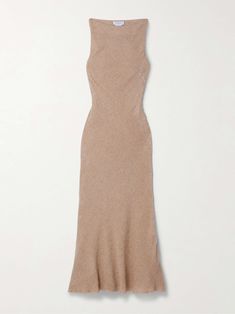 GABRIELA HEARST Seren gathered silk-blend bouclé maxi dress Luxury Sheer Beige Dress, Net A Porter Dress, Gabriella Hearst Dress, Net A Porter Rodarte, Net A Porter Long Dress, Net A Porter Red Dress, Gabriela Hearst, Net A Porter, Mommy Outfits