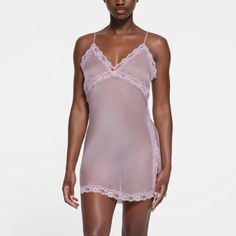 The sweetest little thing. This mini dress is made for romance with its sheer silk fabric and delicate lace along the triangle neckline, underarm, bust,... Lingerie Slip Dress, Mini Slip, Lace Slip Dress, The Triangle, Mini Slip Dress, Lace Slip, Silk Fabric, Dress Shop, Top Brands