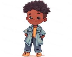 Kids Graphic Design, Baby Boy Hairstyles, Black Baby Boys, Illustration Art Kids, Boy Illustration, Chibi Anime Kawaii, Boy Drawing, Picture Books Illustration, Baby Drawing