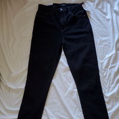 Nwt Sexy Black White Stitching Skinny Jeans. Club, Work Pants. Slight Stretch. Jeans Black Fitted Jeans With Cropped Leg, Black Fitted Cropped Jeans, Fitted Black Cropped Jeans, Sleek High Rise Jeans For Night Out, Black High Rise Jeans For Night Out, Sleek High Rise Black Jeans, Sleek Black High Rise Jeans, Ankle Jeans, Work Pants