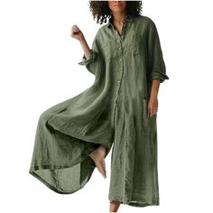 Women's Wide Leg Cotton Linen Jumpsuit Loose Solid Color Shortsleeve Rompers Summer Casual Beach Pants Rompers Features: Item Type: Casual Baggy Jumpsuit For Women Item Style:Casual/Basic/Soft/Simple One Piece Sleeveless Jumpsuits, Two Side Pockets, Solid Color/Tie Dye,Long Pants Jumpsuit, Adjustable Spaghetti Strap, Loose Fit, Casual Style. Womens Casual Jumpsuits Summer Sleeveless Jumpsuit Wide Leg Long Rompers Design: Casual/ Fashionable/ Loose Fit/ Wide Leg/ Comfy/ V-Neck/ Spaghetti Strap Wo Beach Playsuit, Loose Romper, Shirt Collar Styles, Loose Jumpsuit, Casual Wide Leg Pants, Green Jumpsuit, Long Romper, Linen Jumpsuit, Long Jumpsuits