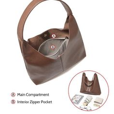 Foxer Minimalism 2024 Split Leather Women's Handbag Embrace elegance and functionality with the Foxer Minimalism 2024 Split Leather Women's Handbag. Crafted from soft cowhide, this large casual hobo bag is perfect for any occasion. Specifications Handbag Type: Shoulder & Handbags Main Material: Split Leather Lining Material: Polyester Shape: Composite Bag Hardness: Soft Pattern Type: Solid Exterior: Slit Pocket Closure Type: Hasp Number of Handles/Straps: Single Why Choose This Handbag This styl Hobo Tote Bag, Casual Rings, Vintage Fine Jewelry, Clutch Pouch, Accessories Collection, Fashion Jewelry Earrings, Christmas Bags, Vintage Bracelets, Fine Jewellery Earrings