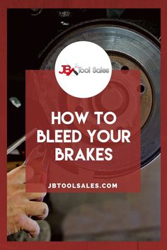 the words how to bleed your brakes on top of an image of a car tire