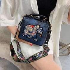 Shipping: Worldwide Express Shipping AvailableDelivery time: 7-15Days Fast ShippingReturns: Fast refund, 100% Money Back Guarantee.Brand Name: FXZLLQHandbags Type: Shoulder BagsTypes of bags: Shoulder & Crossbody BagsMain Material: PULining Material: PolyesterShape: FLAPPlace Of Origin: ZHE JIANG  ProvinceOrigin: Mainland ChinaHardness: SOFTPattern Type: Animal PrintsInterior: Interior Slot PocketInterior: Cell Phone PocketInterior: Interior Zipper PocketInterior: Interior CompartmentDecoration: Embroidery Elephant, Embroidery Woman, Elephant Embroidery, Vintage Style Bag, Elephant Bag, Embroidered Elephant, Woman Shoulder, Bohemian Bags, Hippie Bags