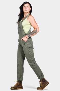 Freshley Overalls in Ultra Light Lichen Green Ripstop Work Pants Dovetail Workwear Dovetail Workwear, Straight Leg Overalls, Work Pants For Women, Canvas Pants, Fine Fabric, Keep Your Cool, Work Pants, Suspenders, Stretch Jeans