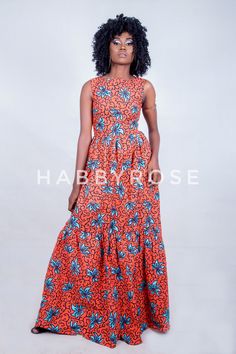 Eni African Maxi dress, African dress, Long African dress, Maxi African dress, Ankara dress, African fabric, African maxi dress by HabbyRose on Etsy https://www.etsy.com/listing/570094985/eni-african-maxi-dress-african-dress Fitted Smock Maxi Dress, Fitted Maxi Sundress With Smocked Back, Sleeveless Smock Sundress Maxi Dress, Fitted Sleeveless Smocked Dress With Elastic Neckline, Fitted Cotton Smock Maxi Dress, Fitted Cotton Maxi Dress With Smock Detail, Fitted Orange Dress With Smocked Bodice, Orange Sundress With Smocked Bodice, Orange Sundress With Smocked Back