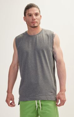 Elevate your summer wardrobe with our Men's Zero Sleeve Cotton T-Shirt. Crafted from soft, breathable cotton, this sleeveless tee is perfect for keeping cool on hot days. Its relaxed fit and classic crew neckline ensure comfort and versatility, making it ideal for everything from workouts to casual outings. Pair it with shorts or jeans for a laid-back look that doesn't compromise on style. SIZE + FIT Tailored fit, to find your correct size use the ''what's my size '' button. COMPOSITION 100% Cotton Made in Turkey CARE Machine wash cold with similar colors STYLE #: 8213