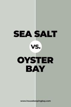 the words sea salt and oyster bay are shown