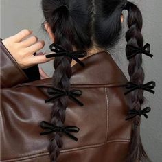 Super Cute And Stylish Ships In 5-10 Business Days Bow Hair Clip, Hair Stylies, Work Hairstyles, Bow Hair, Bow Hair Clips, Aesthetic Hair, College Life, Hair Dos, Pretty Hairstyles