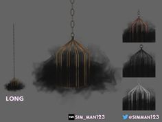 Tall Pillar Candles, Halloween Furniture, Alt Goth, Dark Witch, Sims 4 House Design, Casas The Sims 4, Sims 4 Collections