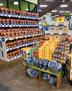 a grocery store filled with lots of food