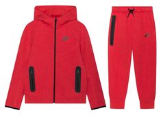 Check out the Nike Sportswear Tech Fleece Full-Zip Hoodie Nike Tech Sandalwood, Tute Tech Nike, Duo Nike Tech, Nike Tech Fleece Red Men, Nike Tech Fleece Rosa, Nike Tech Rose, Red Nike Tech, Nike Sweat Suit, Red Tracksuit