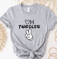 a t - shirt with the words oh doodles written on it