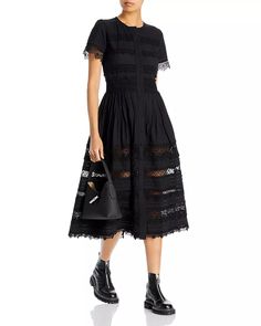 Waimari - Camila Lace Trim Pleated Sleeve Dress Pleated Sleeves, Dresses Online, Sleeve Dress, Lace Trim, Short Sleeve Dresses, Dresses With Sleeves, Pick Up, In Store, Buy Online