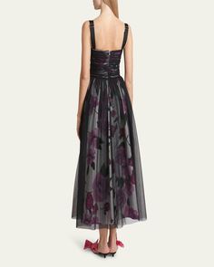 Erdem romantic tulle overlay dress with a ruched bodice    Sweetheart neckline    Wide adjustable straps    Hem falls below the knee    Fit amp; flare silhouette    Invisible back zip closure    Cotton/nylon/polyester    Lining: Cotton    Dry clean    Made in United Kingdom Evening Fit And Flare Dress With Ruched Bodice, Sleeveless Organza Dresses With Ruched Bodice, Cocktail Dress With Ruched Bodice In Organza, Organza Cocktail Dress With Ruched Bodice, Sleeveless Tulle Dress With Ruched Bodice, Sleeveless Tulle Evening Dress With Ruched Bodice, Evening Dress With Pleated Bodice And Tulle Material, Gala Dress With Ruched Bodice In Organza, Gala Dress With Ruched Organza Bodice