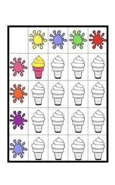 an image of cupcakes with different colors on them