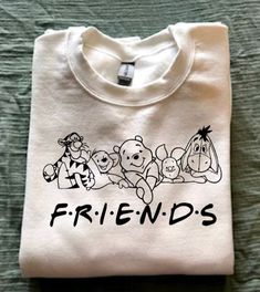 Winnie The Pooh f.r.i.e.n.d.s crewneck sweatshirt Best Friends Shirt Cricut, Cheap Disney Letter Print Tops, Cheap Disney Character Print Sweatshirt, Mom Best Friends Shirts, Oh Bother Winnie The Pooh Shirt, Cheap Disney Graphic Print Sweatshirt, Winnie The Pooh Tshirt Ideas, Eore Winnie The Pooh Shirt, Cheap Disney Long Sleeve T-shirt