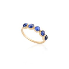 This is part of Chairish’s Fine Jewelry assortment.  Blue Sapphire Bezel Set Band Stacking Ring in 14K Gold symbolizes the everlasting love between a couple. It shows the infinite love you have for your partner. The round shape represents love which will continue and makes your promises stay forever. Sapphire stimulate concentration and reduces stress. Lightweight and gorgeous, this is a perfect blue sapphire band. It can be a Bridal Shower Gift, Valentine's Gift, Gift For Sister, Mother Daughte 14k Gold Stackable Rings With Bezel Setting For Anniversary, Anniversary Stackable Rings In 14k Gold With Bezel Setting, Anniversary 14k Gold Stackable Rings With Bezel Setting, Fine Jewelry Sapphire Stackable Rings With Bezel Setting, Fine Jewelry 14k Gold Sapphire Ring With Bezel Setting, Fine Sapphire Stackable Rings With Bezel Setting, Yellow Gold Sapphire Stackable Rings With Bezel Setting, 14k Gold Sapphire Ring With Bezel Setting, 14k Gold Rings With Bezel Setting For Anniversary