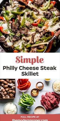 Whether you scoop it onto a toasted hoagie to make a delicious sandwich or eat it as is this easy Philly cheese steak skillet is a dream dinner and it’s ready in 30 minutes #ketovore #ketogenicweightloss #ketousa #ketochallenge #ketokids #ketoenespañol #ketogenicdiet #ketomealplan #ketotransformation #follow