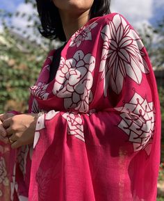 miracle scarf pink flowers Summer Pink Floral Print Dupatta, Pink Shawl Scarf, Pink Silk Shawl For Spring, Spring Floral Print Pink Dupatta, Pink Shawl Scarves For Spring, Pink Shawl Scarf For Spring, Pink Scarves For Spring, One Size, Pink Bohemian Shawl For Spring, Pink One-size Scarves For Spring