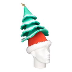 "Get this Awesome Christmas Tree Hat Today! This Christmas Tree Hat will definitely make you stand out at your next Party, Wedding, Corporate Event, Birthday, Quinceanera, or Halloween Party! Product Details: ✓Made in the USA ✓Handmade ✓High Quality Foam ✓One Size Fits Most ✓Customizable to your preferences \"This is where your party starts\". Give your next party a new life and rediscover your youth with Foam Party Hats. Foam Party Hats Guarantee At Foam Party Hats we believe our hats help brin Christmas Party Hat, Christmas Decor Tree, Christmas Party Hats, Tree Hat, Christmas Tree Hat, Foam Party, Crazy Hats, Top Hats, Booth Props