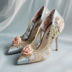 Poison Nightmares, Pretty Heels, Fairy Shoes, Cute Shoes Heels, Cinderella Shoes, Fantastic Shoes, Gorgeous Heels, Prom Heels, Fashion Sandals