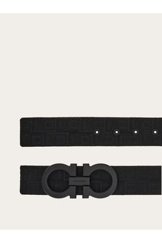 Shop the Fixed reversible Gancini belt Black on Ferragamo.com. Discover the iconic collection on our official online shop now. Free Delivery. Ferragamo Men, Common Thread, Suede Belt, Monogram Pattern, Reversible Belt, Belt Black, Jacquard Fabric, The Common, Black Belt