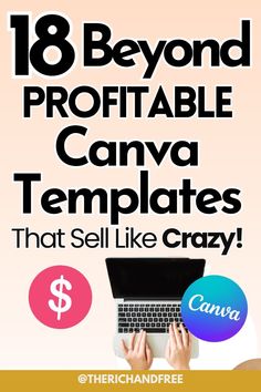 Discover 18 Beyond Profitable Canva Template Ideas to Sell! My guide showcases the best things to make and sell with Canva, perfect for anyone looking to turn their design skills into a profitable business. From social media templates and business card designs to digital planners and eBook layouts, these easy-to-create products are in high demand online. Learn how to create stunning, customizable templates that stand out in the marketplace, and get tips on pricing, marketing, and maximizing your sales on platforms like Etsy or your own website. Turn your Canva creations into a thriving online small business! Canva Best Templates, How To Create Canva Templates To Sell, How To Sell Canva Templates, Canva Business Templates, How To Use Canva, Canva Templates Ideas, Canva Templates Free, Academic Coaching, Pumpkin Carving Stencils Templates