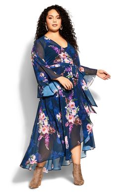 Party Dress Sale, Maxi Dress Online, Maxi Dress Navy, Plus Size Maxi, Printed Wrap Dresses, Date Night Dresses, Blue Floral Print, Plus Size Maxi Dresses, Mini Dresses Summer