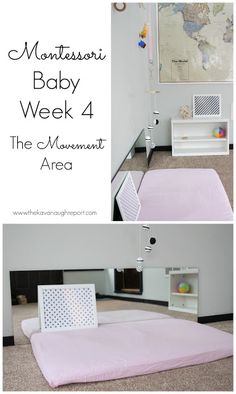 the montessoni baby week 4 is in progress and it's time to start