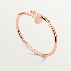 CRB6048517 - Juste un Clou bracelet - Pink gold, diamonds - Cartier Elizabeth Windsor, Cartier Juste Un Clou Bracelet, Juste Un Clou Bracelet, Cartier Juste Un Clou, Dr Wardrobe, Bracelet Stacks, Nail Bracelet, Cartier Jewelry, Fame Dr