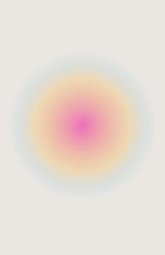 an image of a pink and yellow circle in the middle of a white background with space for text