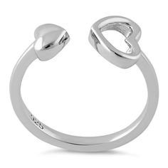 Top of ring height: 8.7mm

Band width: 1.9mm

Shank width: 1.9mm



Metal: 925 sterling silver

Plating: rhodium plated

Finish: high polish Silver Open Heart Promise Ring, Classic Sterling Silver Open Heart Ring, Classic Silver Heart-shaped Ring, Classic Silver Heart Shaped Ring, Classic White Gold Open Heart Ring, Sterling Silver Heart Ring With Polished Finish For Promise, Silver Heart Ring With Polished Finish For Promise, Sterling Silver Open Heart Promise Ring, Promise Heart Ring In Sterling Silver With Polished Finish