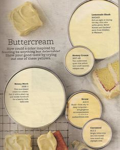 the recipe for buttercream is shown in this article