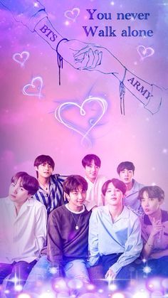 Bts Amino, Bts Army Logo, Bts Group Picture, Bts Backgrounds, Bts Wallpaper Lyrics, Bts Group Photos, Walk Alone, Army Wallpaper, Wallpaper Bts