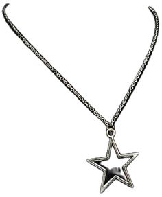 Star Charm Necklace, Metal Stars, Star Charms, Star Necklace, Gift Bag, Charm Necklace, Silver Tone, Necklace Lengths, Handmade Items