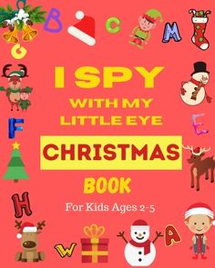 i spy with my little eye christmas book for kids ages 2 - 5