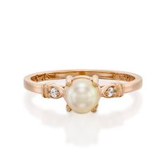 pearl engagement ring rose gold, Pearl Wedding Ring, pearl vintage ring, White Pearl Ring, Diamond Pearl Gold Ring, 14k gold pearl ring White Freshwater Pearl engagement ring with lovely diamonds, set in 14k solid gold. ► FEATURES; Gemstones: Freshwater Pearl: 4- 6mm , Diamond: 2*1.5mm Total diamond carat weight: 0.03 (Color H; clarity VS) Material options: 14k rose gold, 14k yellow gold, 14k white gold Size: all ring sizes are available How to Order: Please select your preferred size and materi Wedding Ring Pearl, Pearl Gold Ring, Bohemian Wedding Rings, Pearl Wedding Ring, White Pearl Ring, Beautiful Rings Vintage, Love Knot Ring, Pearl Engagement Ring, Ring Pearl