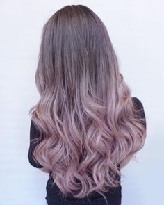 Pink Grey Hair, Dyed Hairstyles, Pink Ombre Hair, Pink Hair Dye, Fake Hair, Hair Color Purple, Hair Color Highlights, Hair Shades