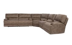 Between the power headrest, power recline, and cup holders, you’ll be able to customize your journey to comfort town—with a cold drink by your side! | Journey 139'' Power Reclining 3 Piece Sectional Sofa with Power Headrest | Transitional Sectional Couches & Sofas by Bob's Discount Furniture Transitional Sectional, 3 Piece Sectional Sofa, Sectional Couches, Bob's Discount Furniture, 3 Piece Sectional, Mattress Store, Living Room Sectional, Cold Drink, Mattress Protector